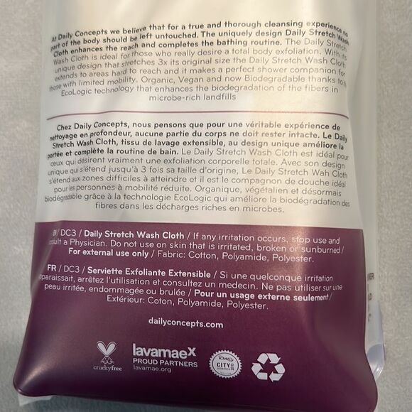 Daily Stretch Wash Cloth - Picture 4 of 4